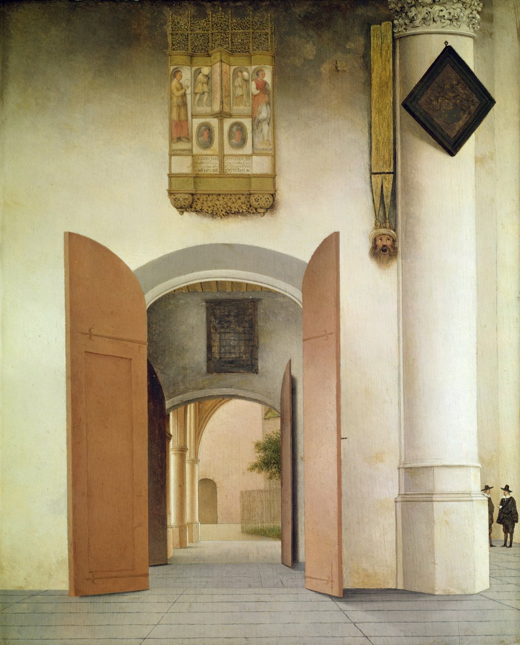 圣劳伦斯教堂，阿尔克马尔，1661年 作者 彼得·詹森（Pieter Janszoon Saenredam）