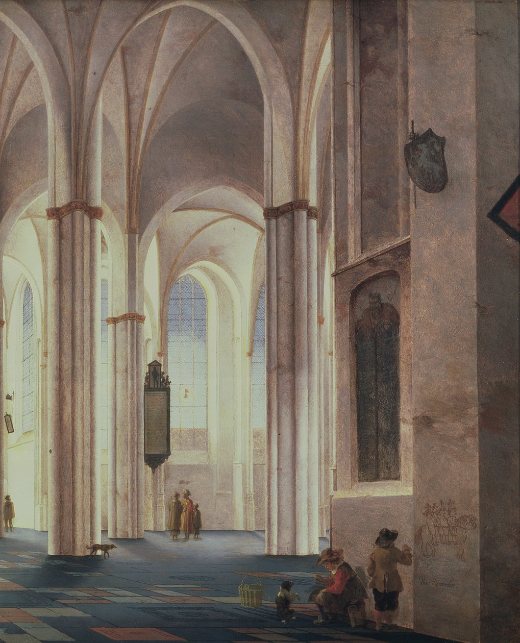 1644年乌得勒支Buurkerk的内部 作者 彼得·詹森（Pieter Janszoon Saenredam）