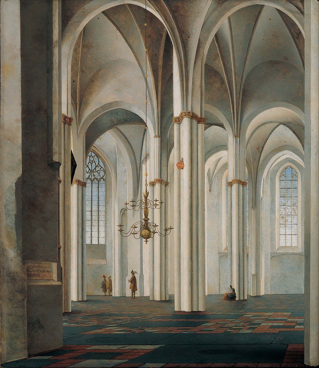 Buurkerk的内部，乌得勒支 作者 彼得·詹森（Pieter Janszoon Saenredam）