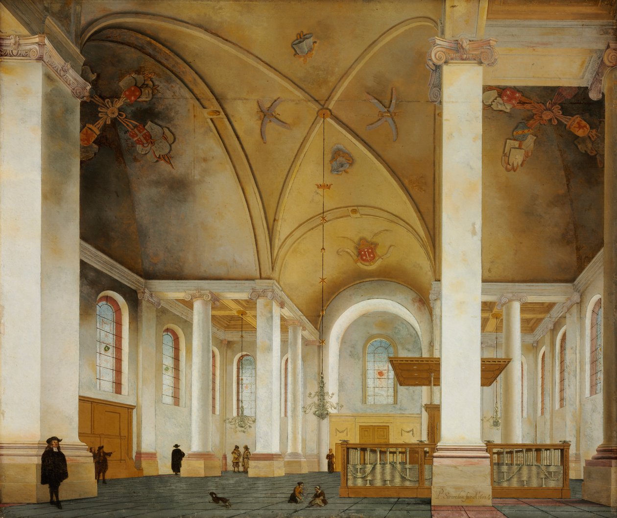 哈勒姆的Nieuwe Kerk 作者 彼得·詹森（Pieter Janszoon Saenredam）