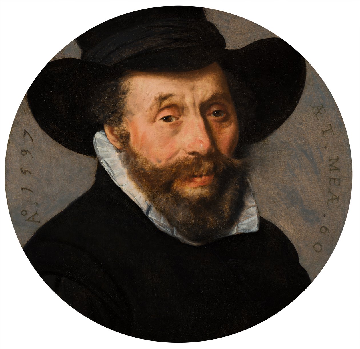 一个男人的肖像 作者 彼得·彼得斯（Pietersz）