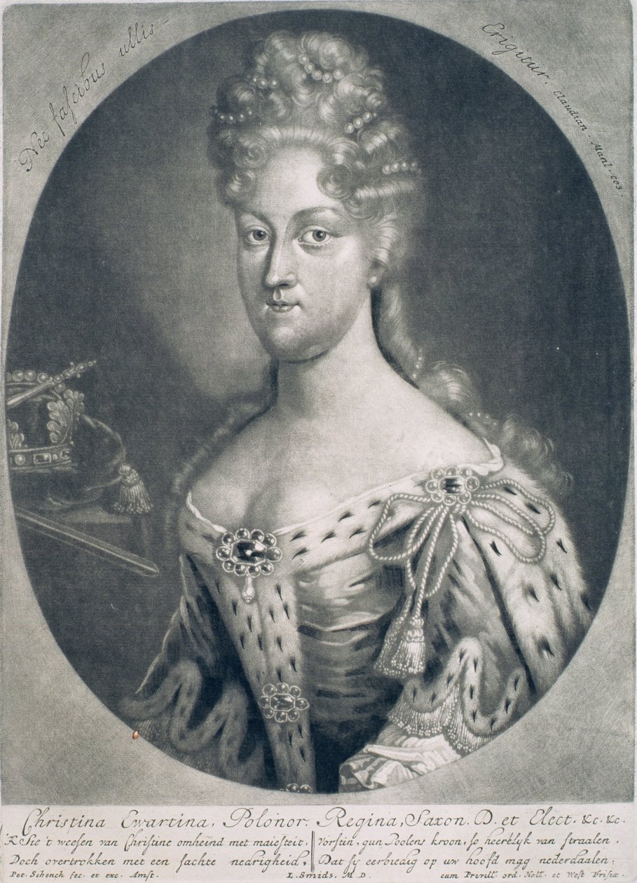 Christine Eberhardyn（b.1671）1697 作者 彼得·申克