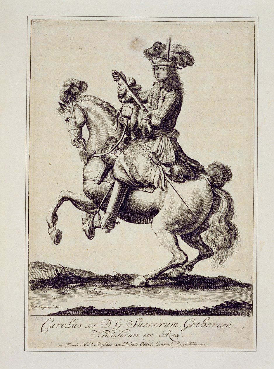 Charles XI (1655-97)  作者 彼得·史蒂文斯（Pieter Stevens）或斯蒂芬妮（Stephani）