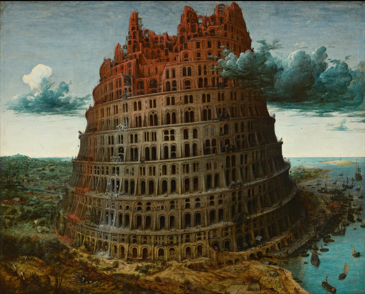 巴别塔，1565年 作者 彼得·布鲁格（Pieter Bruegel）