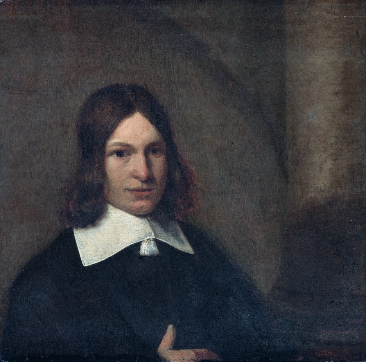 一个19岁男子的肖像，可能是一幅自画像 作者 彼得·霍克（Pieter de Hooch）