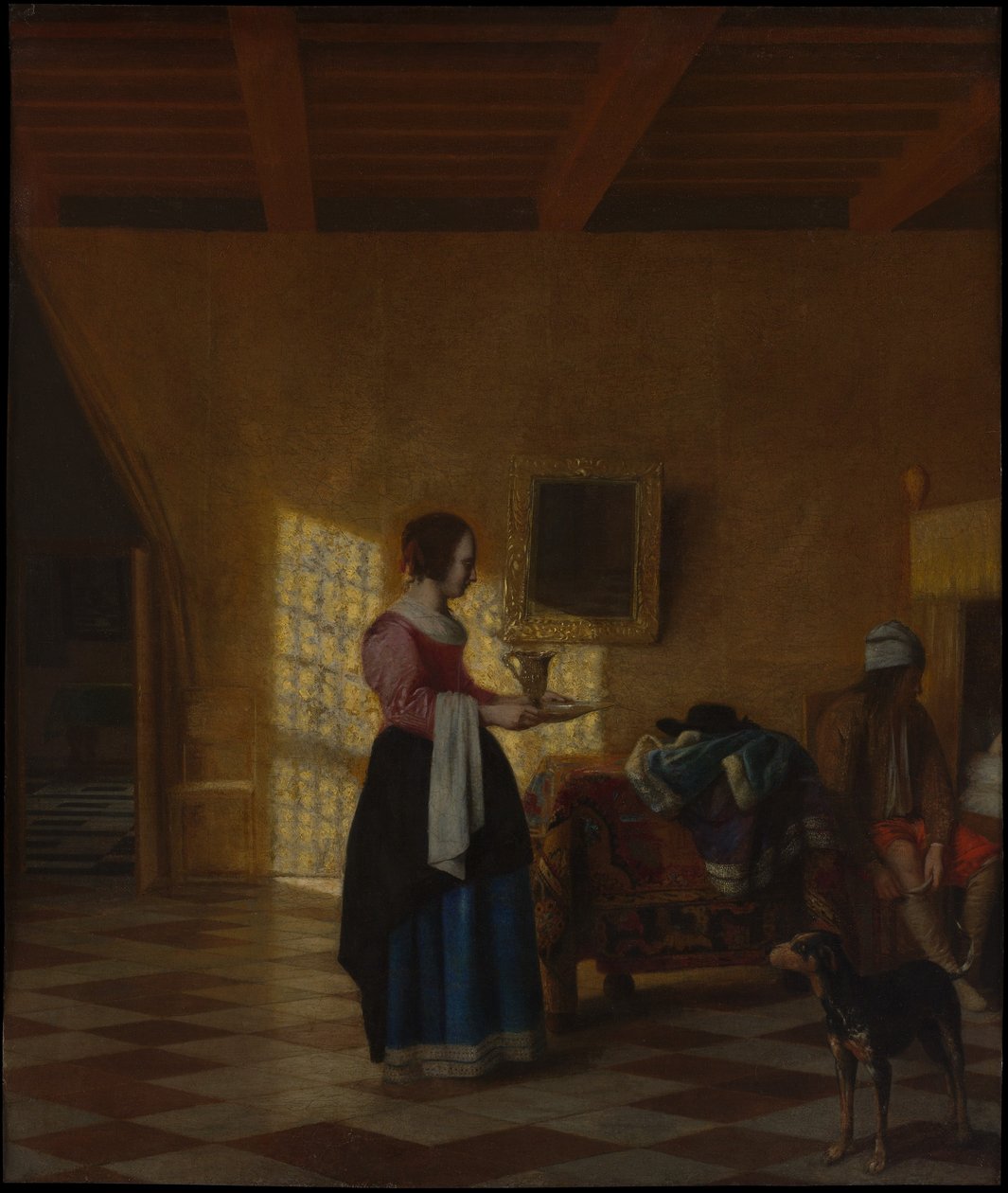 女仆 作者 彼得·霍克（Pieter de Hooch）