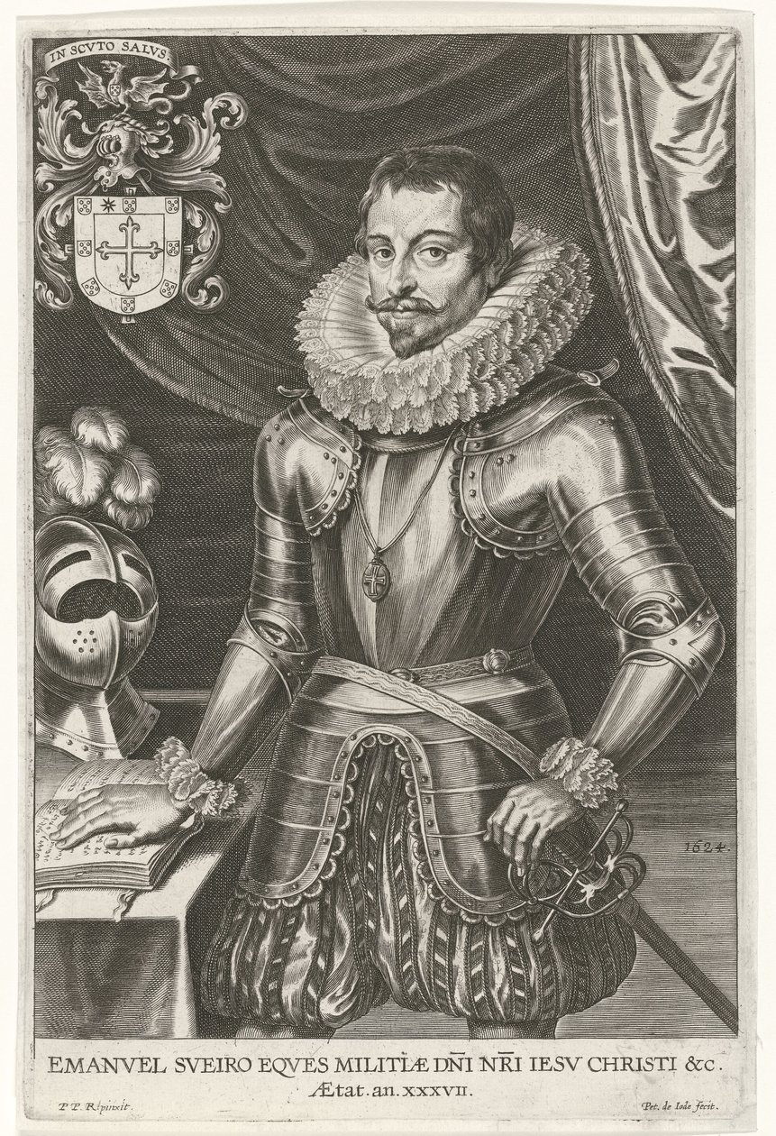 Emanuel Sueyro的肖像，1624年 作者 彼得·乔德
