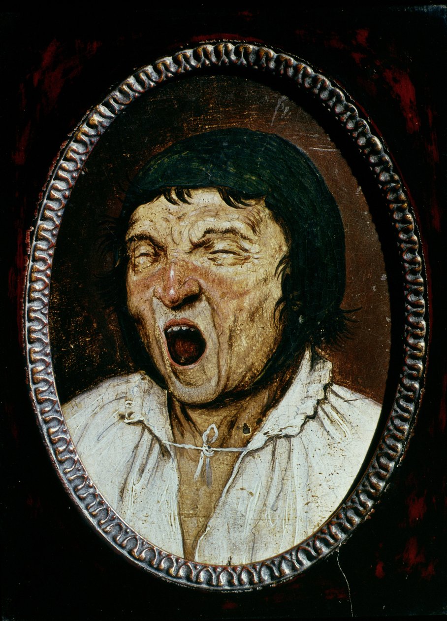 男人打呵欠 作者 彼得·布鲁格（Pieter Bruegel）