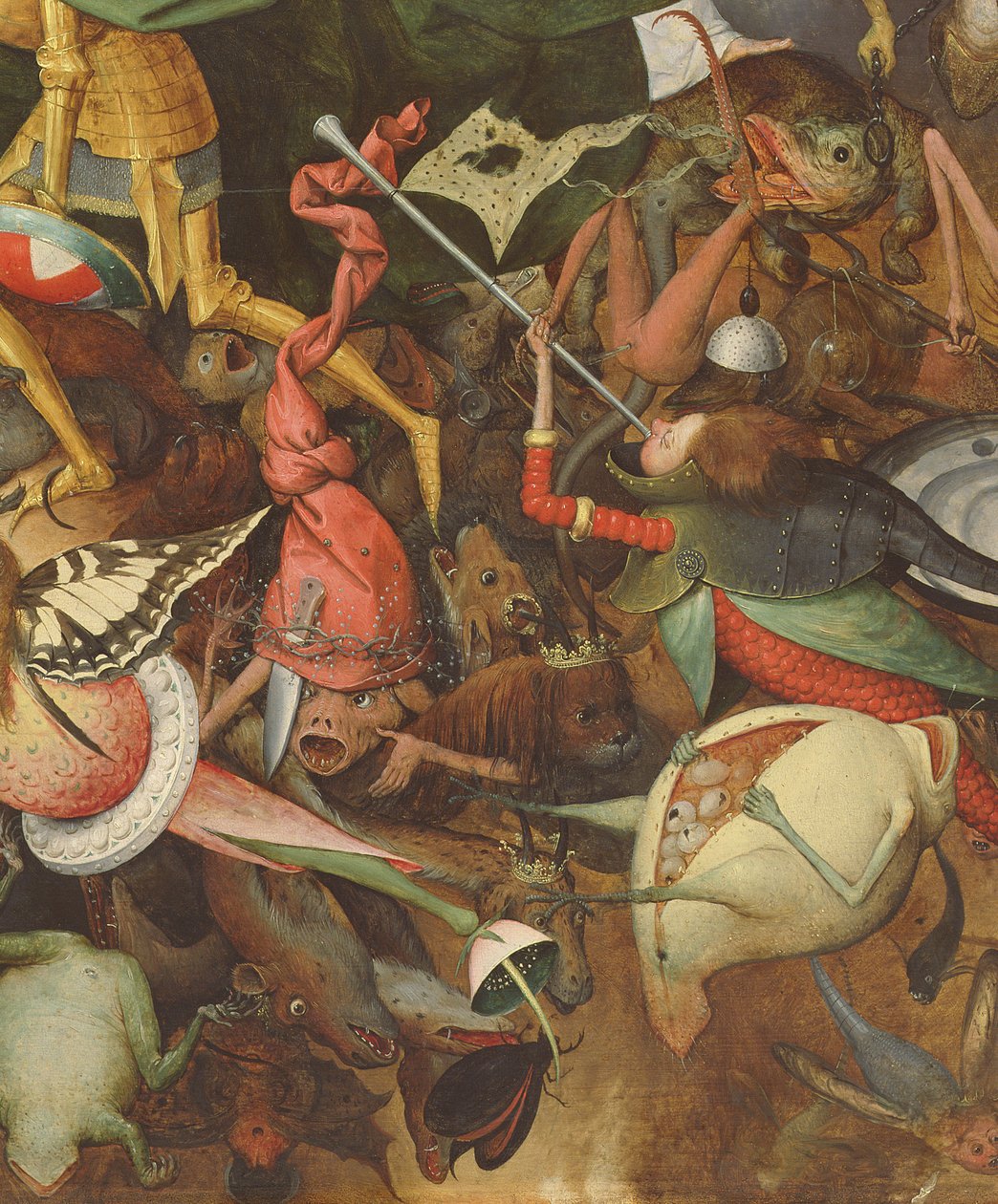 反叛天使的堕落，1562年（细节74037） 作者 彼得·布鲁格（Pieter Bruegel）