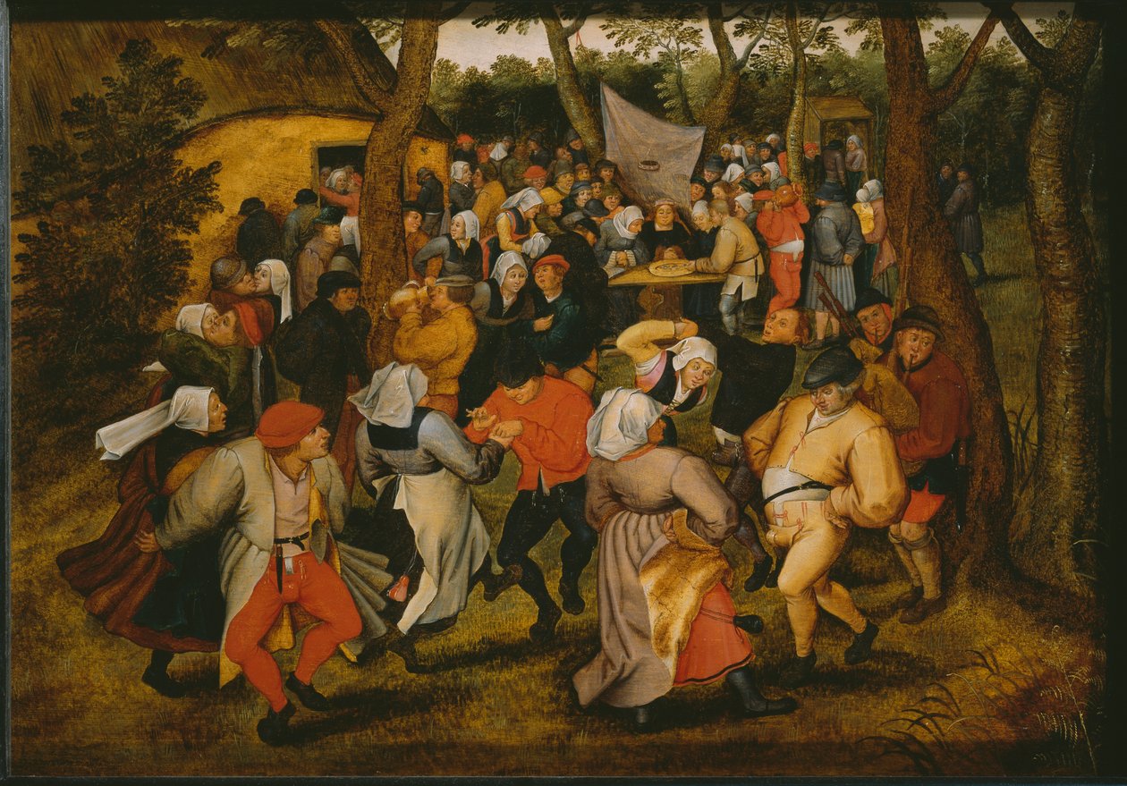 露天婚礼舞蹈，1610（另见346632） 作者 彼得·布鲁格（Pieter Brueghel）
