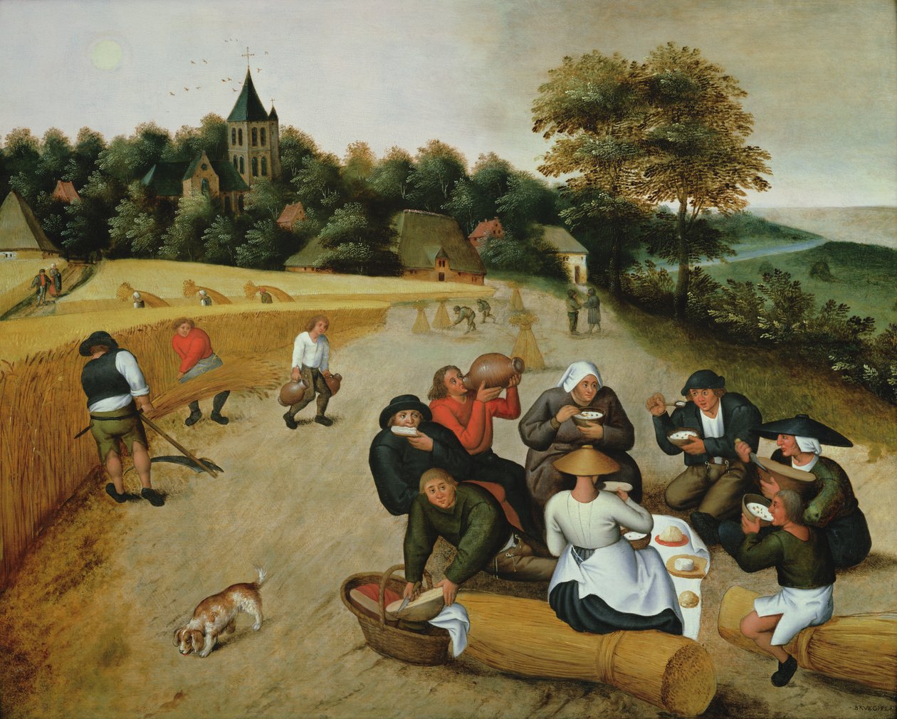 夏季 作者 彼得·布鲁格（Pieter Brueghel）