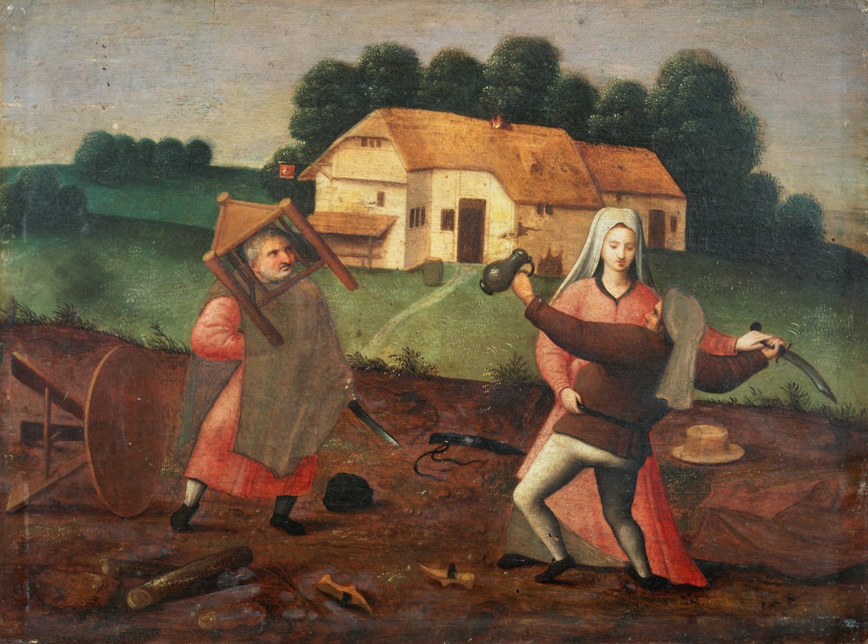 争吵 作者 彼得·布鲁格（Pieter Brueghel）