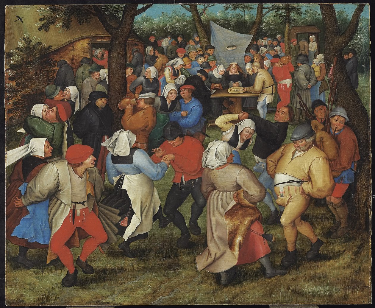 农民婚礼 作者 彼得·布鲁格（Pieter Brueghel）