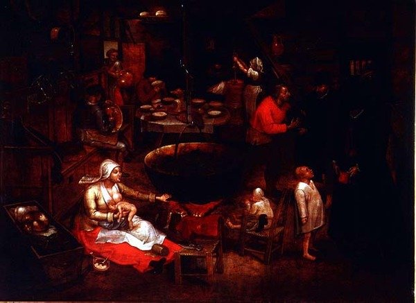 参观农场 作者 彼得·布鲁格（Pieter Brueghel）