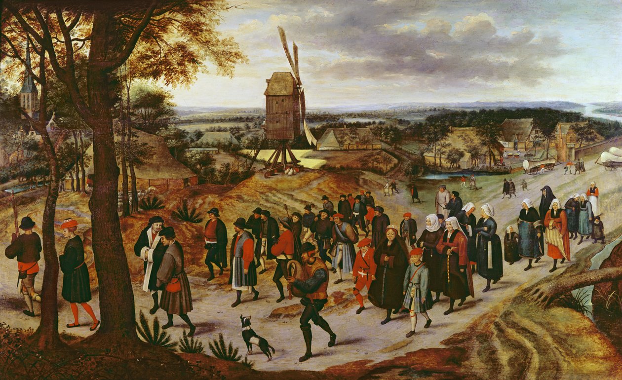 婚礼游行 作者 彼得·布鲁格（Pieter Brueghel）