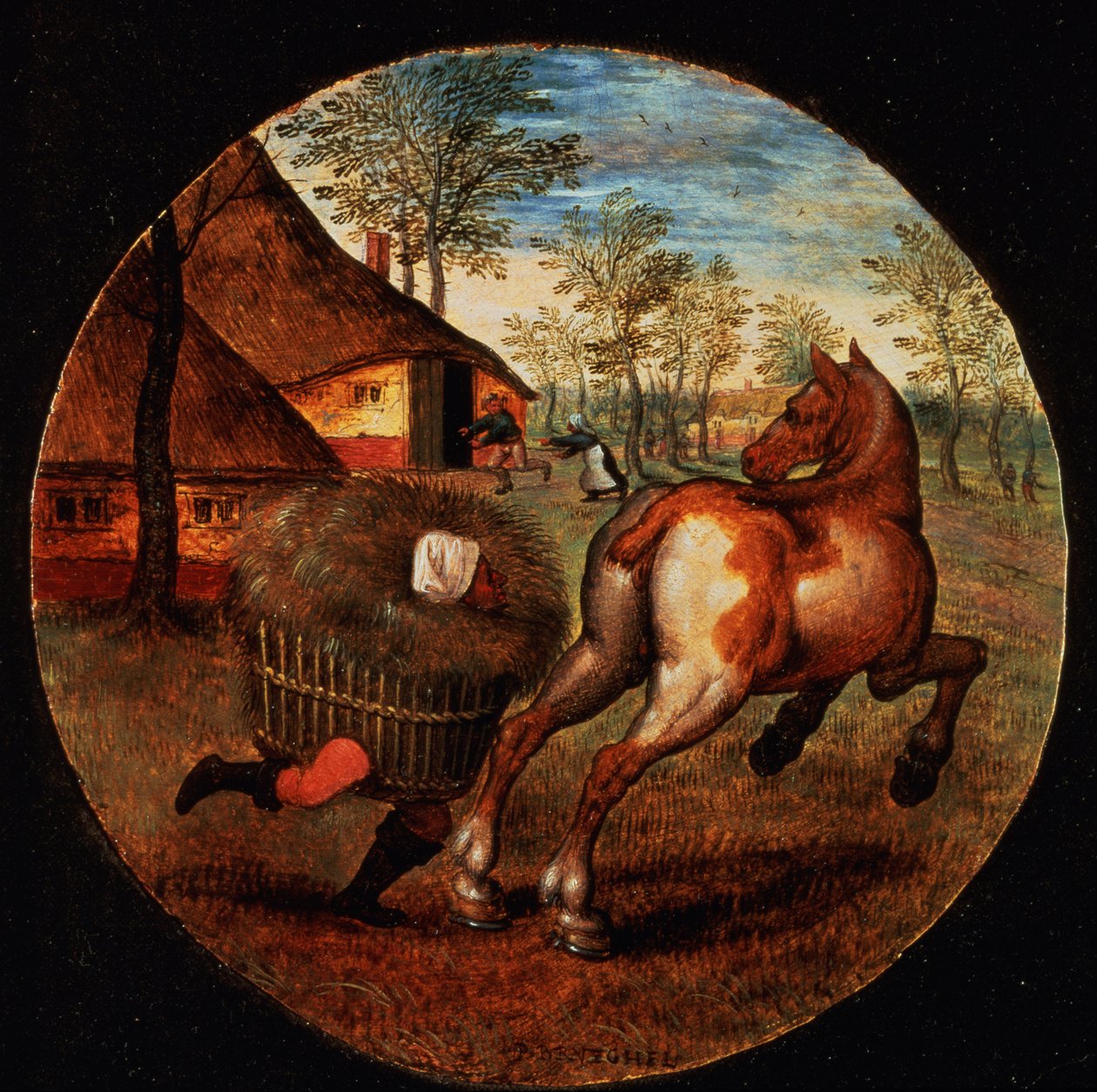 世界颠倒了（面板） 作者 彼得·布鲁格（Pieter Brueghel）