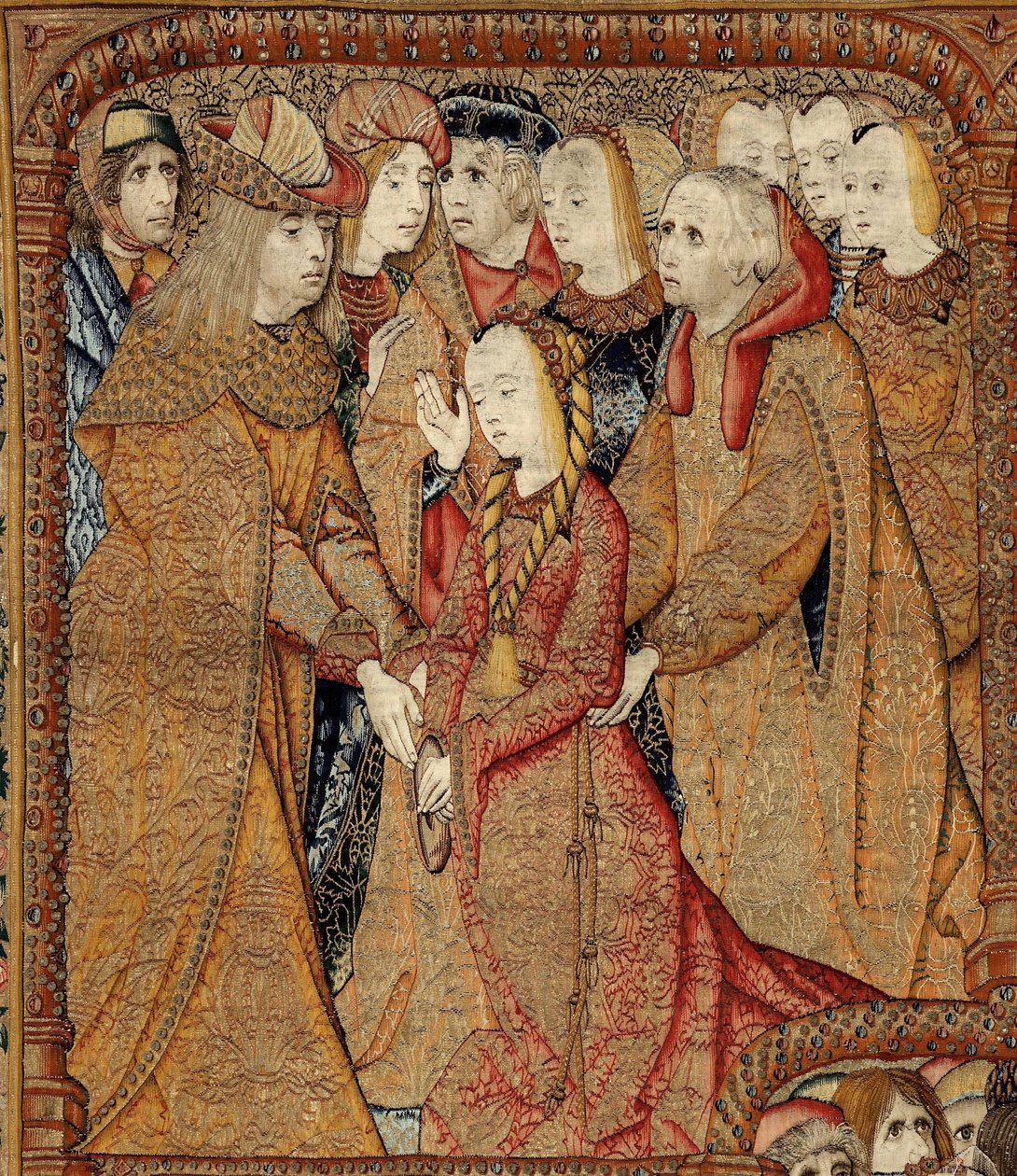 圣母凯旋》或《帕诺斯德奥罗》，约 1500-02 年（挂毯） 作者 Pieter (attr. to) Coecke van Aelst