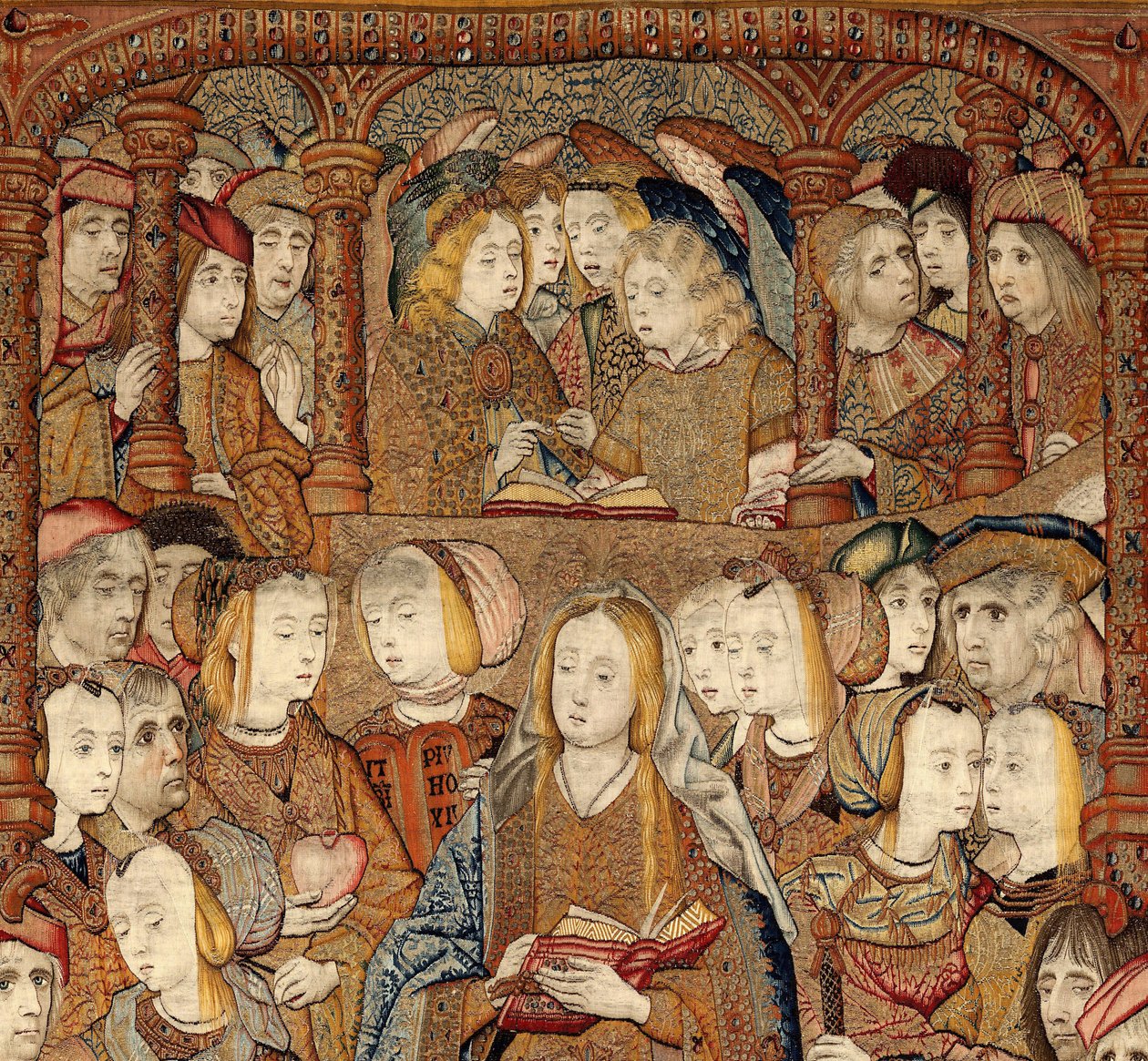 圣母凯旋》或《帕诺斯德奥罗》，约 1500-02 年（挂毯） 作者 Pieter (attr. to) Coecke van Aelst