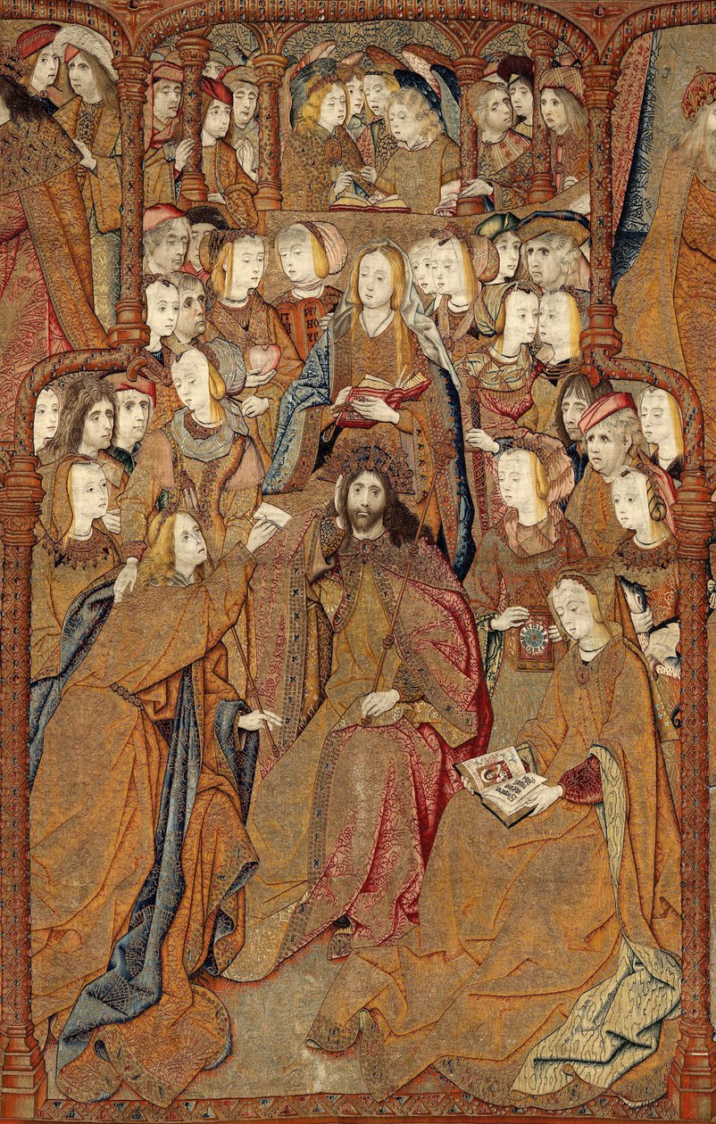 圣母凯旋》或《帕诺斯德奥罗》，约 1500-02 年（挂毯） 作者 Pieter (attr. to) Coecke van Aelst