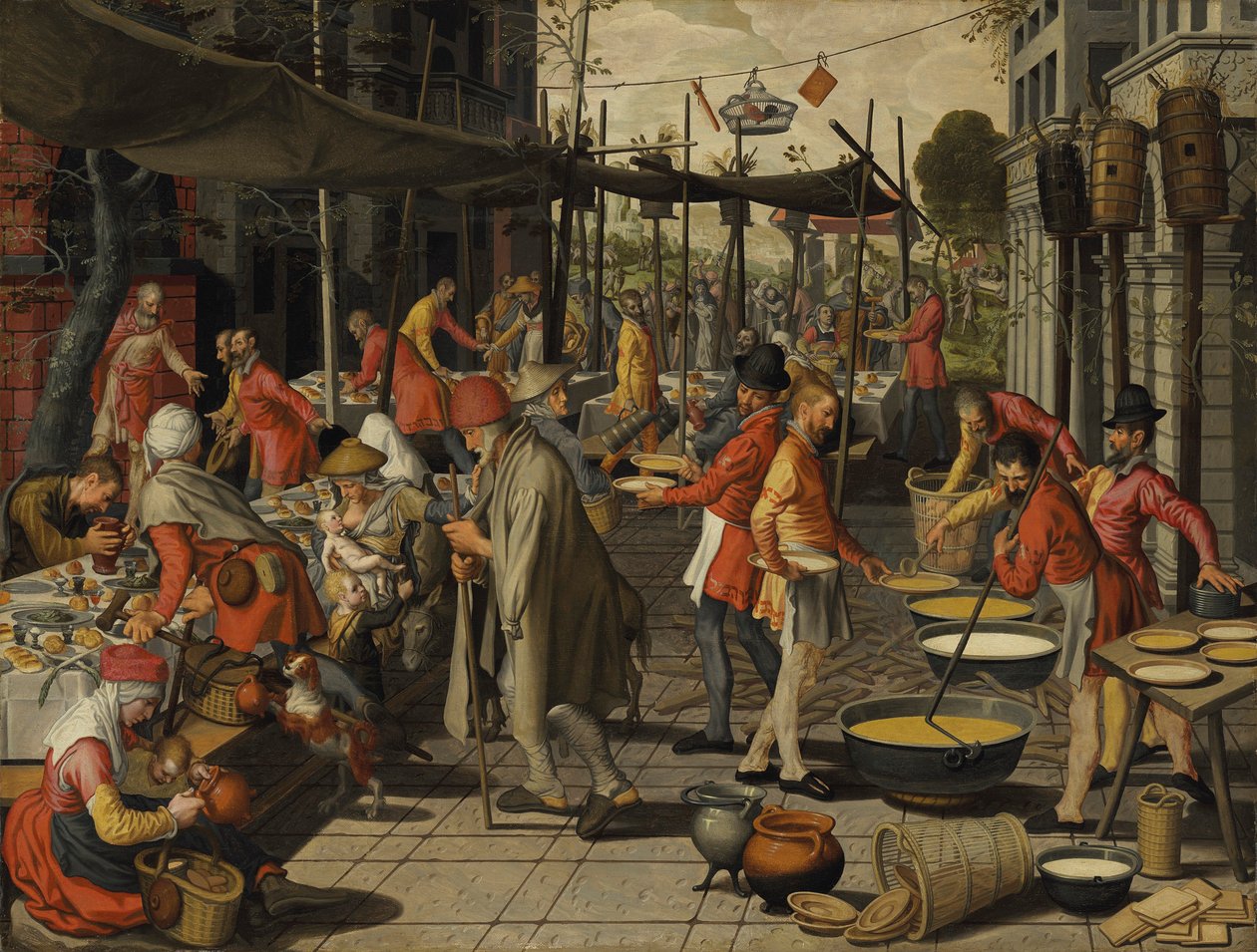 婚宴的比喻。 作者 彼得·埃森（Pieter Aertsen）