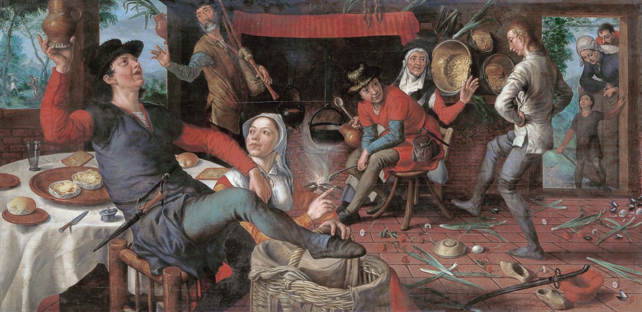 鸡蛋舞 作者 彼得·埃森（Pieter Aertsen）