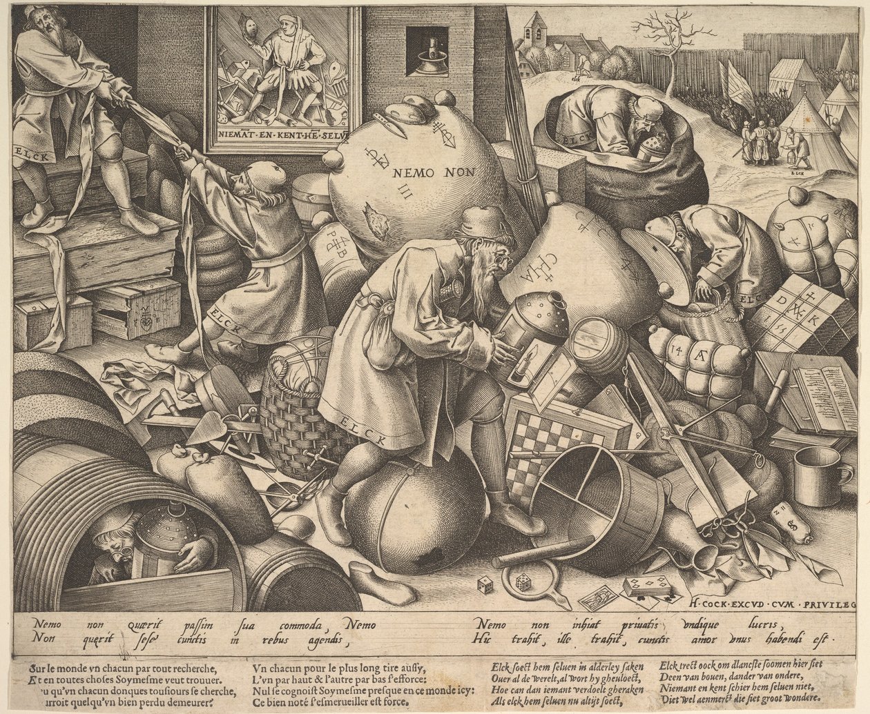 常人》，约1558年 作者 彼得·布鲁格（Pieter Bruegel）