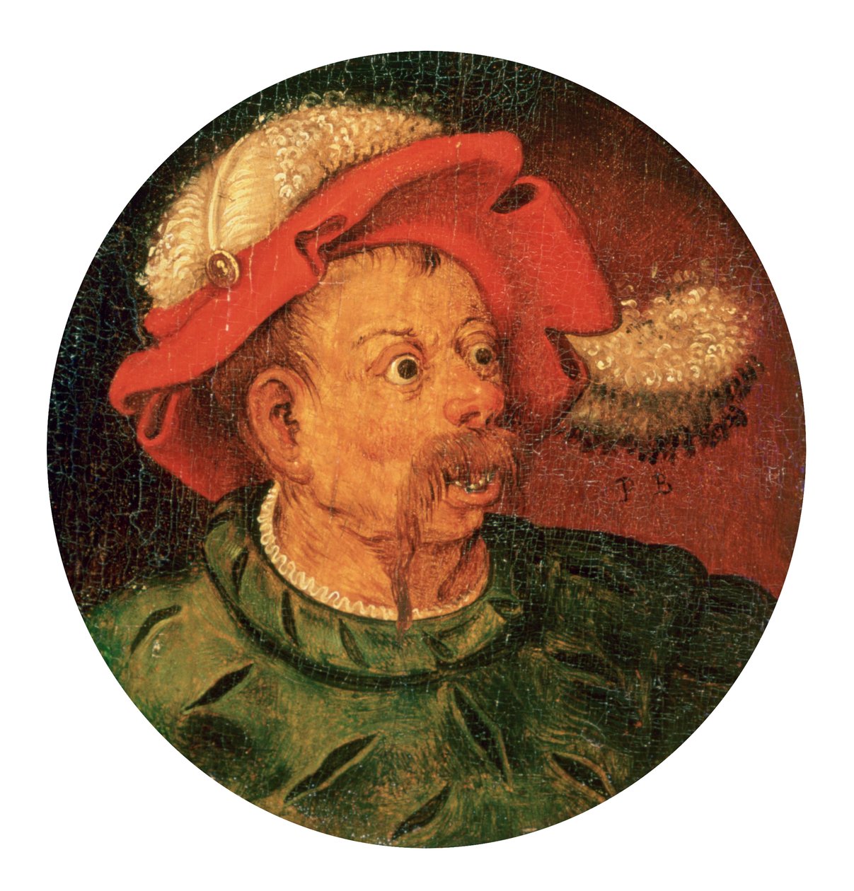 Lansquenet的负责人，c1545-1569 作者 彼得·布鲁格（Pieter Bruegel）