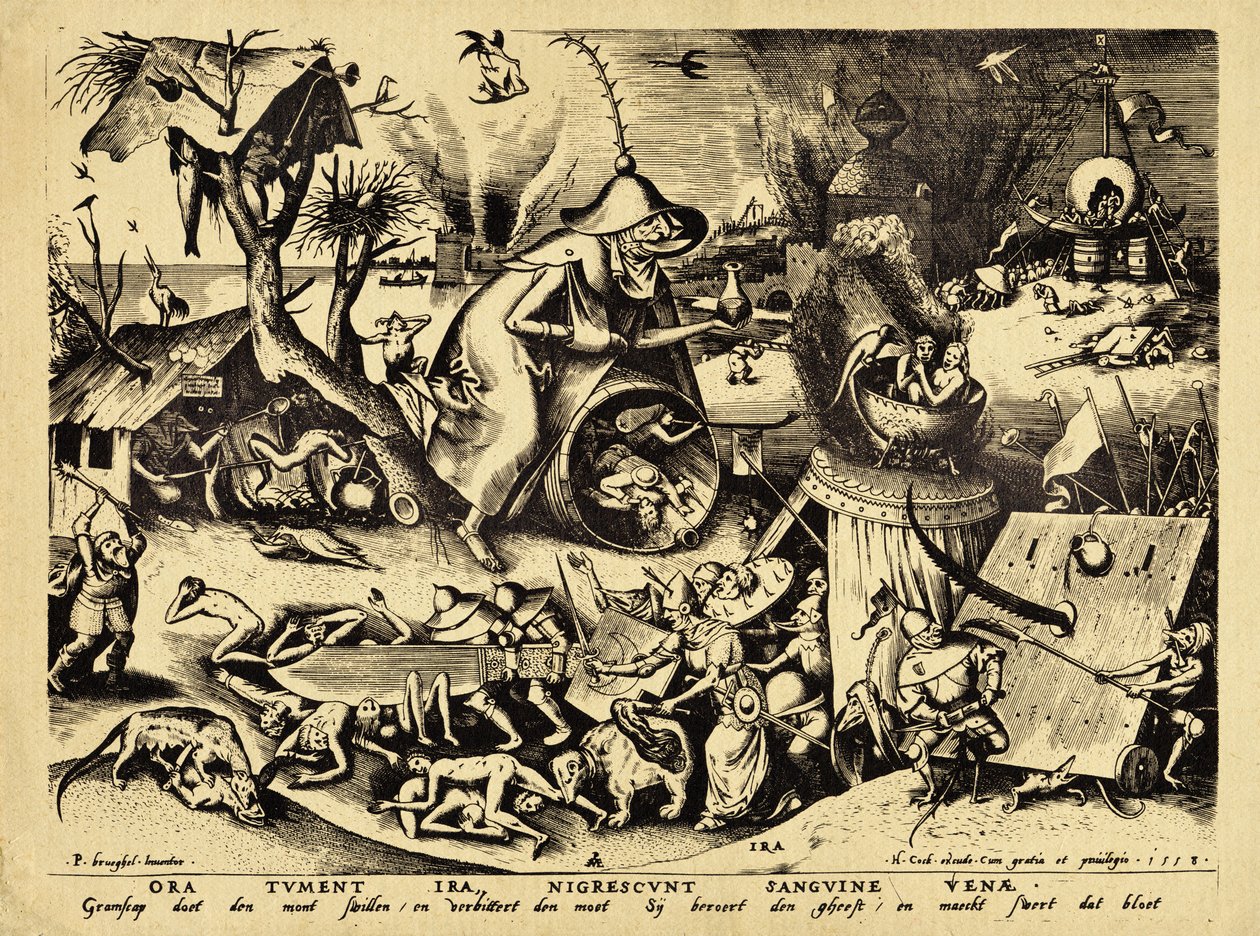 艾拉，由H. Cock雕刻，1558年（木版画） 作者 彼得·布鲁格（Pieter Bruegel）