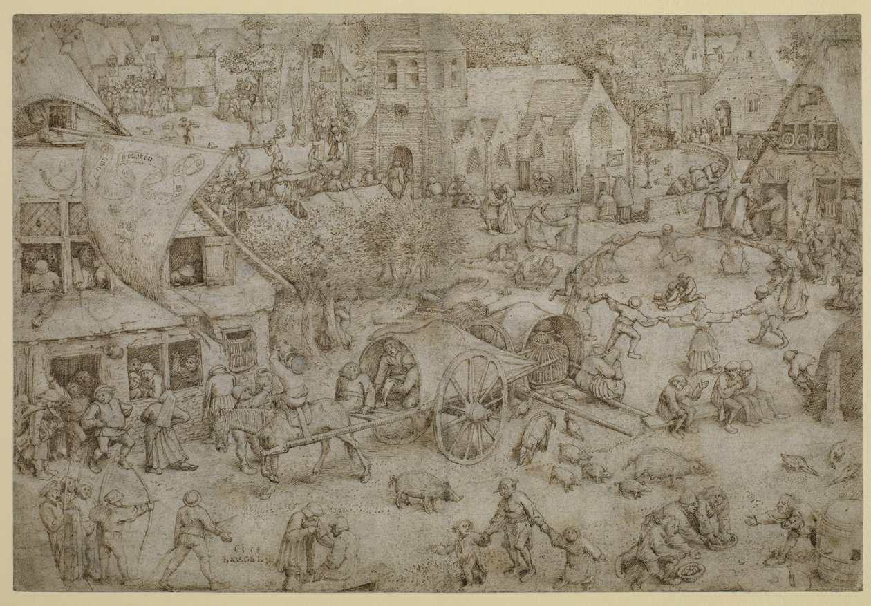 1559年霍博肯博览会 作者 彼得·布鲁格（Pieter Bruegel）