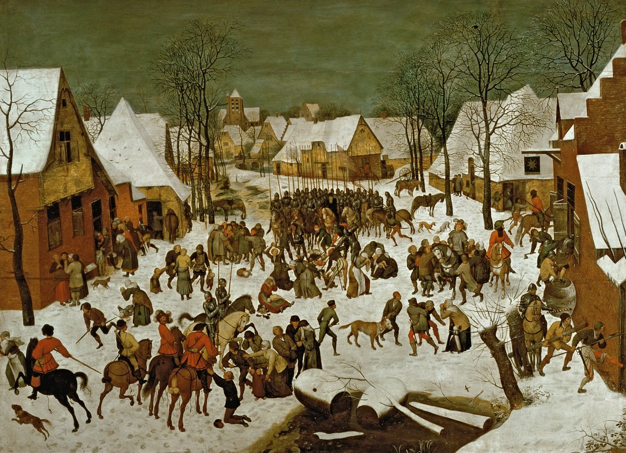 无辜大屠杀，1565-66 作者 彼得·布鲁格（Pieter Bruegel）