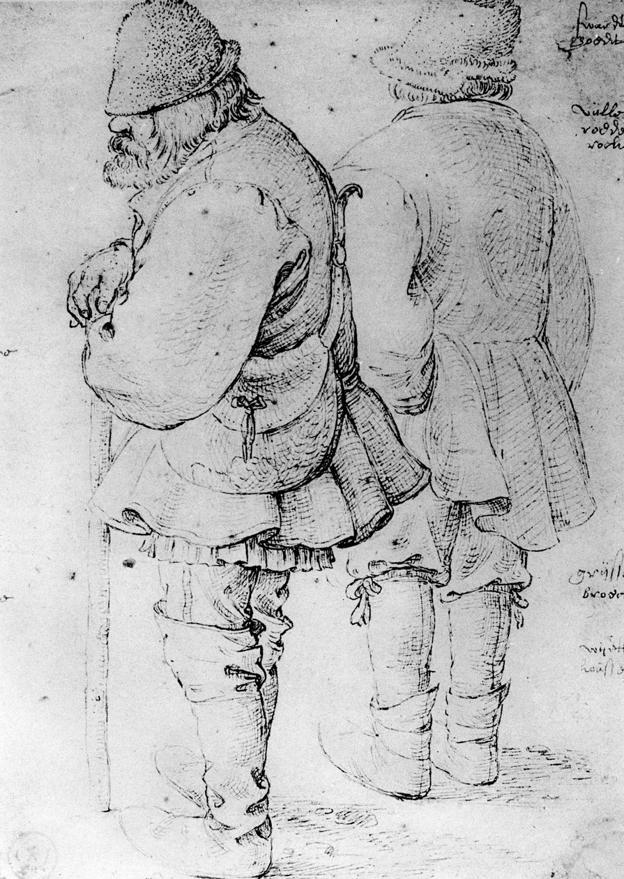 农民研究，1913年。 作者 彼得·布鲁格（Pieter Bruegel）