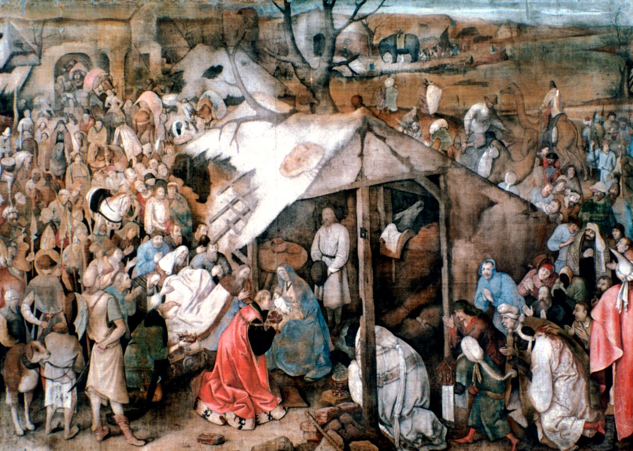 国王的崇拜，c1556-1562 作者 彼得·布鲁格（Pieter Bruegel）