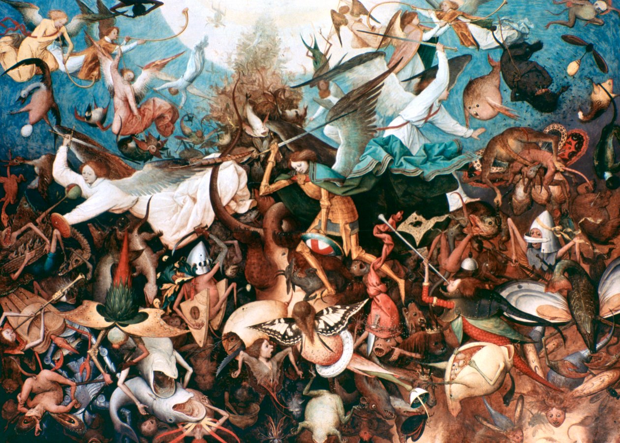 反叛天使的陷落，1562年 作者 彼得·布鲁格（Pieter Bruegel）