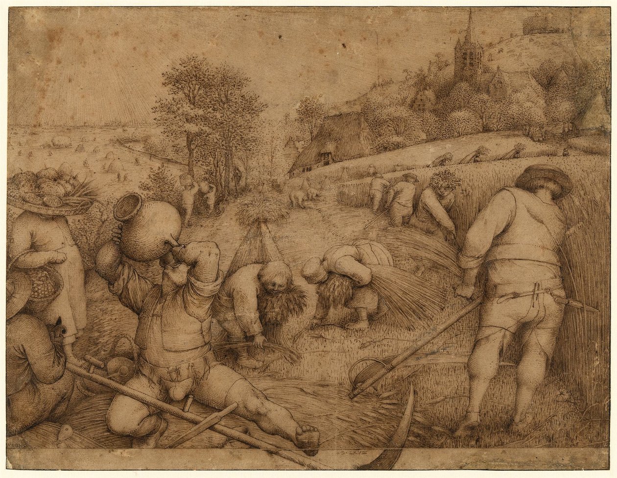 夏日 作者 彼得·布鲁格（Pieter Brueghel）