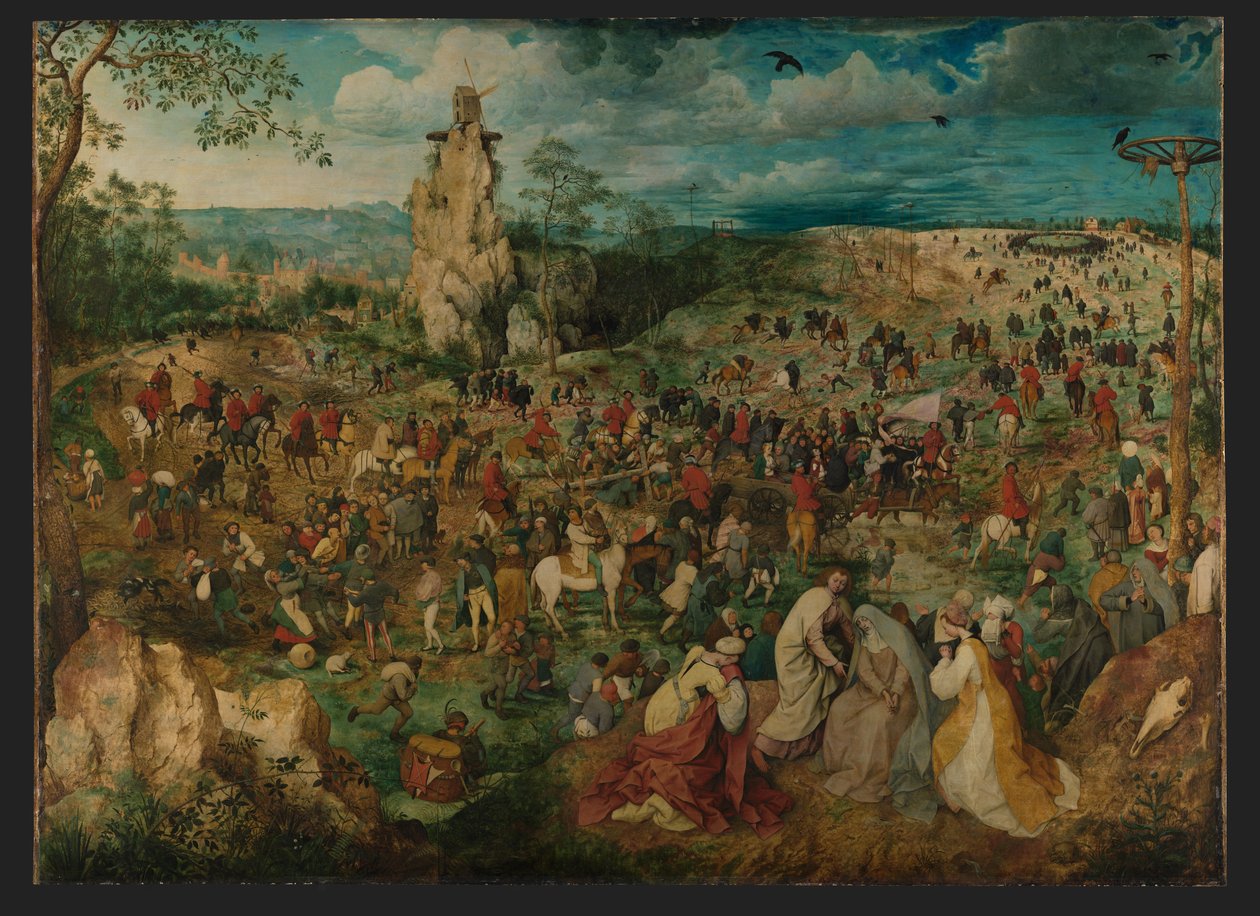 髑髅地游行 作者 彼得·布鲁格（Pieter Brueghel）