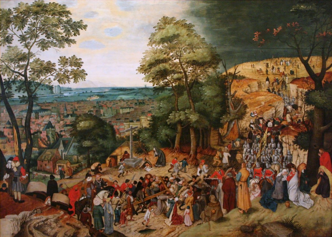 基督背十字架 作者 彼得·布鲁格（Pieter Brueghel）
