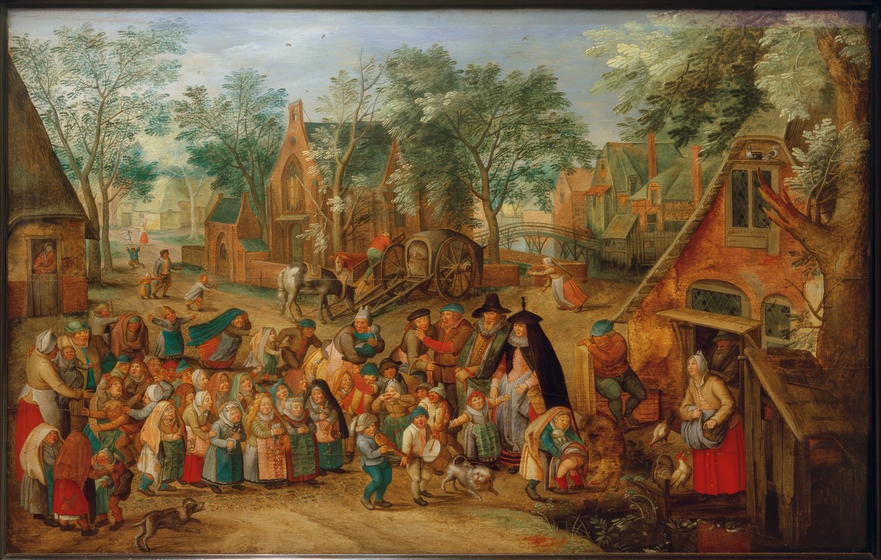 五旬节新娘游戏 作者 彼得·布鲁格（Pieter Brueghel）