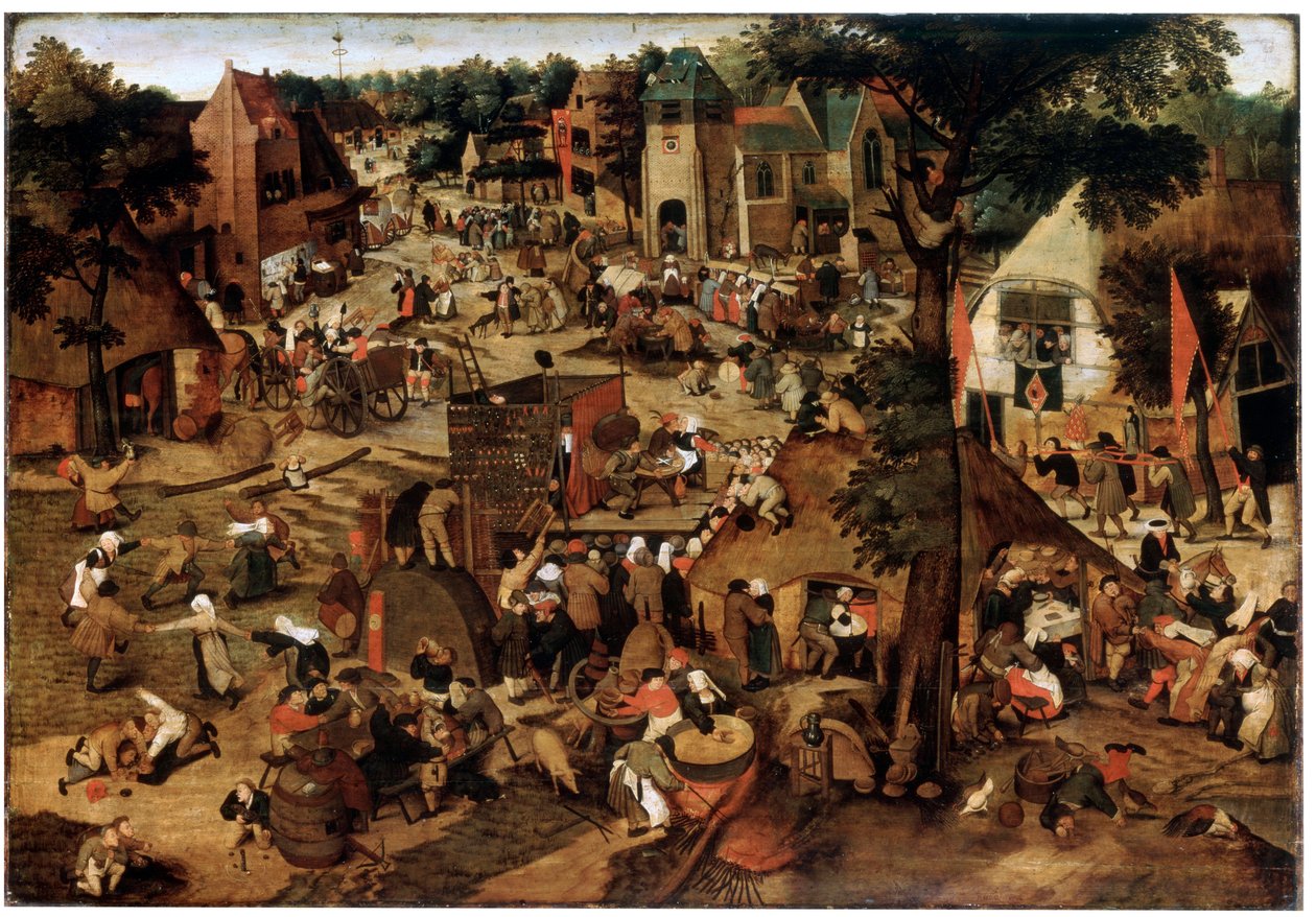 戏剧表演展，c1580-1630 作者 彼得·布鲁格（Pieter Brueghel）