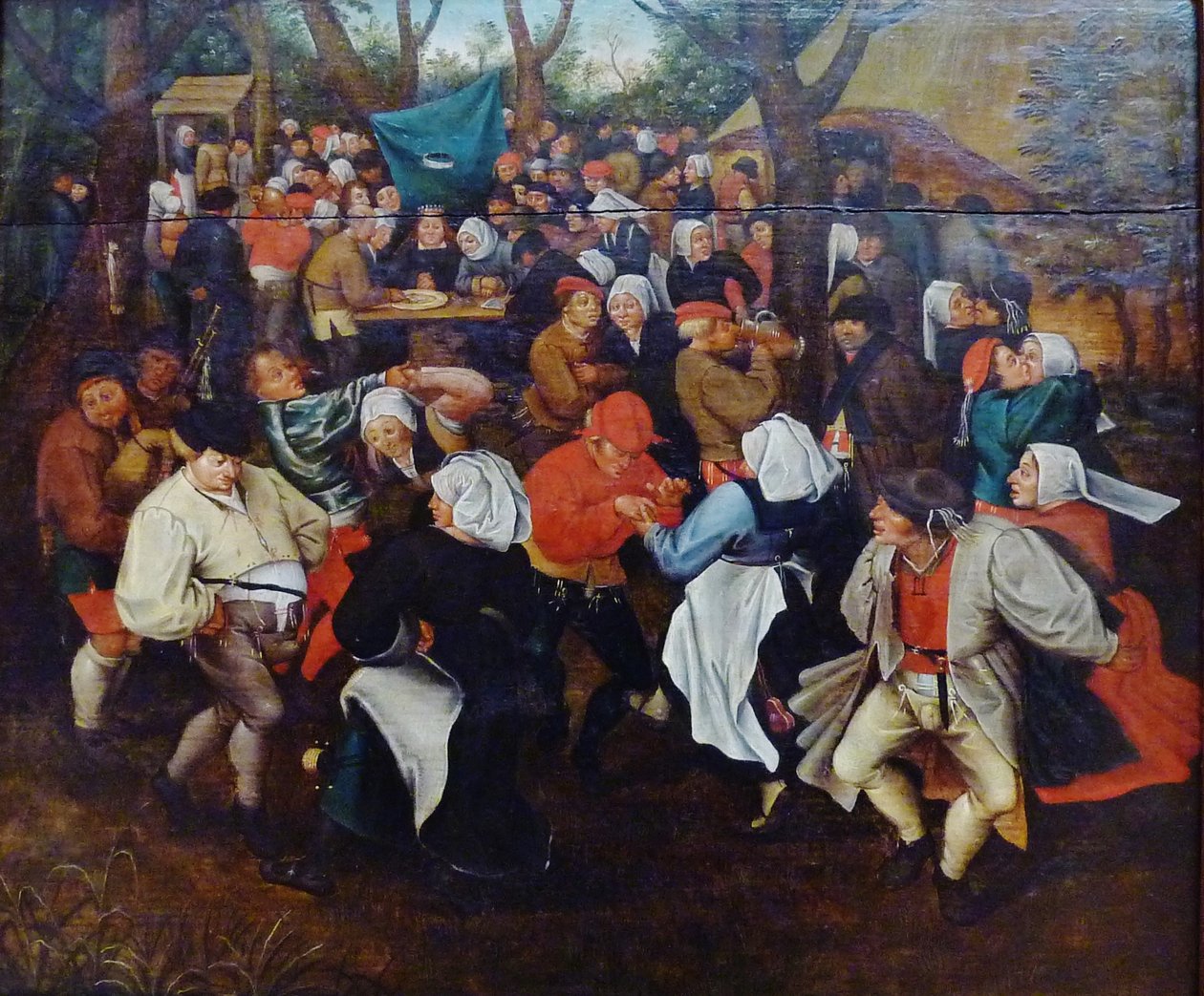 法语  La Danse de noce 婚礼舞 作者 彼得·布鲁格（Pieter Brueghel）