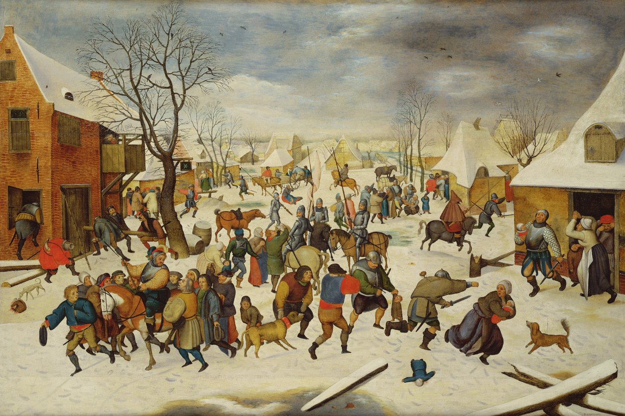 无辜大屠杀（与10020不同） 作者 彼得·布鲁格（Pieter Brueghel）