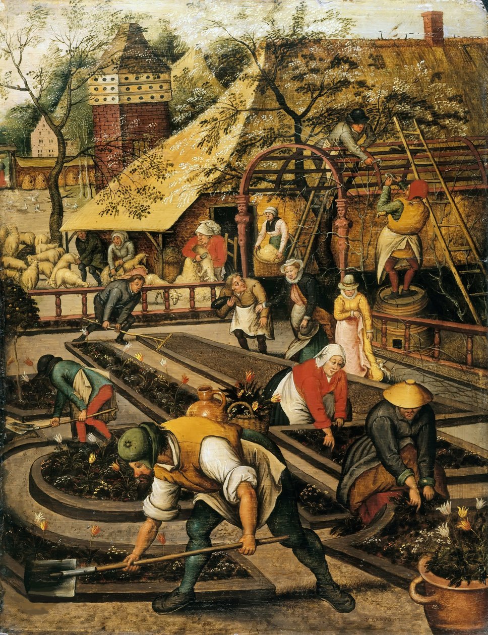 春天。 作者 彼得·布鲁格（Pieter Brueghel）