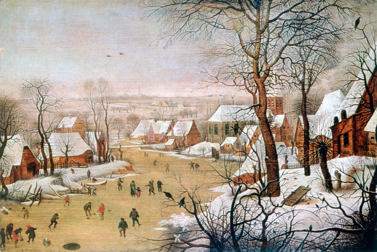 鸟陷阱，c1584-1638 作者 彼得·布鲁格（Pieter Brueghel）