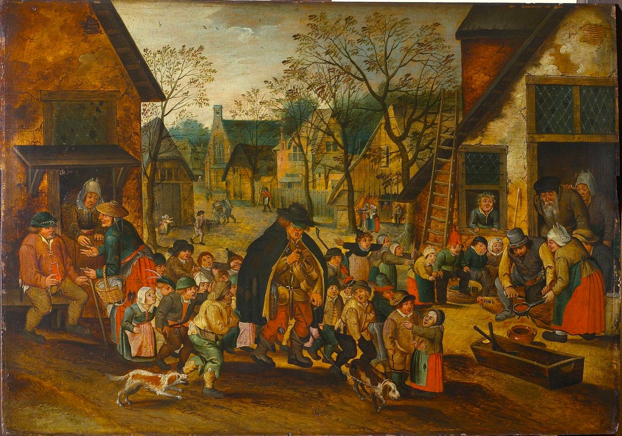 盲人手风琴手》，约1610年。 作者 彼得·布鲁格（Pieter Brueghel）