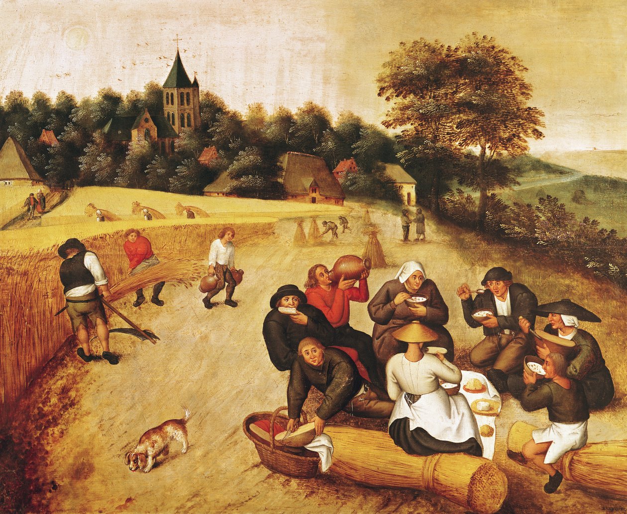 收割机的膳食 作者 彼得·布鲁格（Pieter Brueghel）