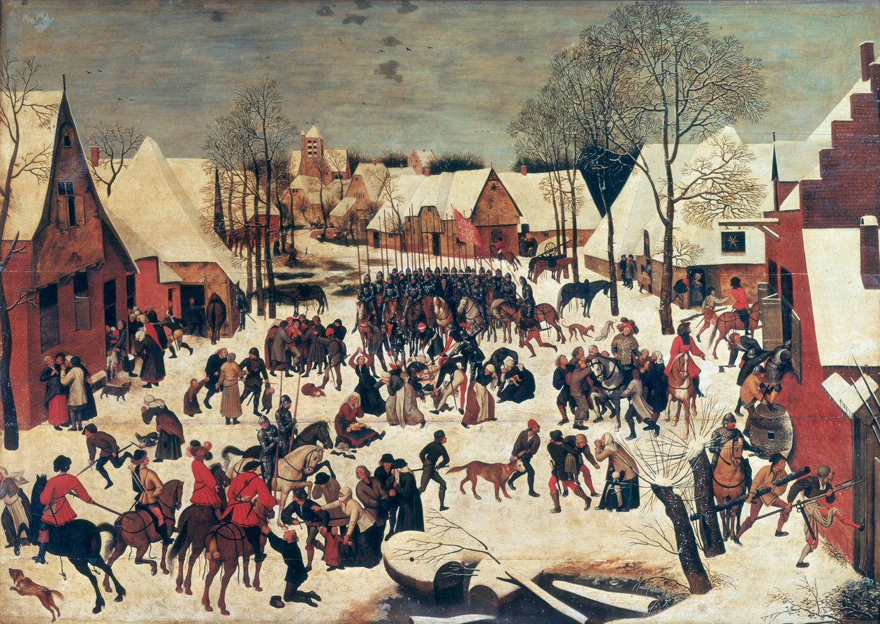 无辜大屠杀，1593年 作者 彼得·布鲁格（Pieter Brueghel）