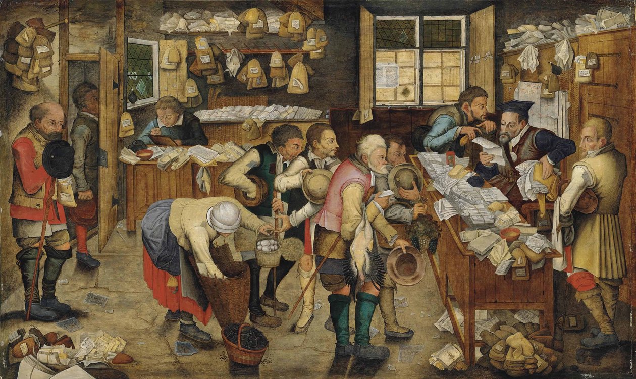 支付什一税（乡村律师） 作者 彼得·布鲁格（Pieter Brueghel）