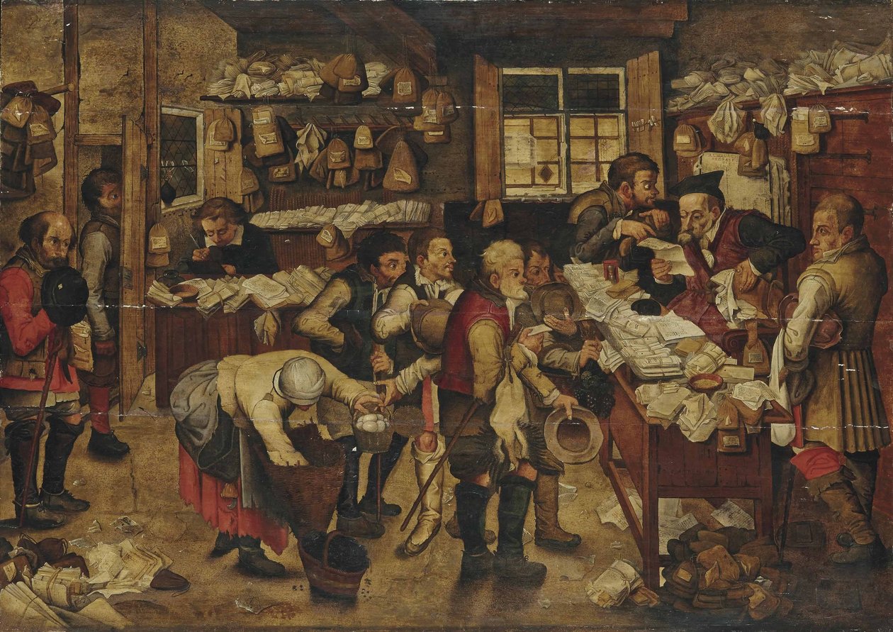 支付什一奉献 作者 彼得·布鲁格（Pieter Brueghel）