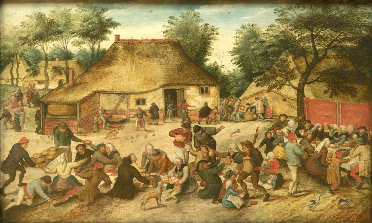 农民婚礼 作者 彼得·布鲁格（Pieter Brueghel）