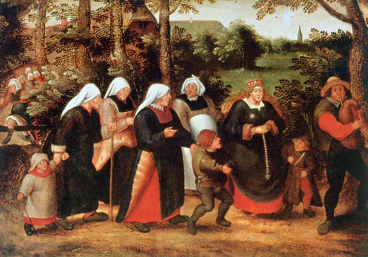 新娘游行c1584-1638 作者 彼得·布鲁格（Pieter Brueghel）