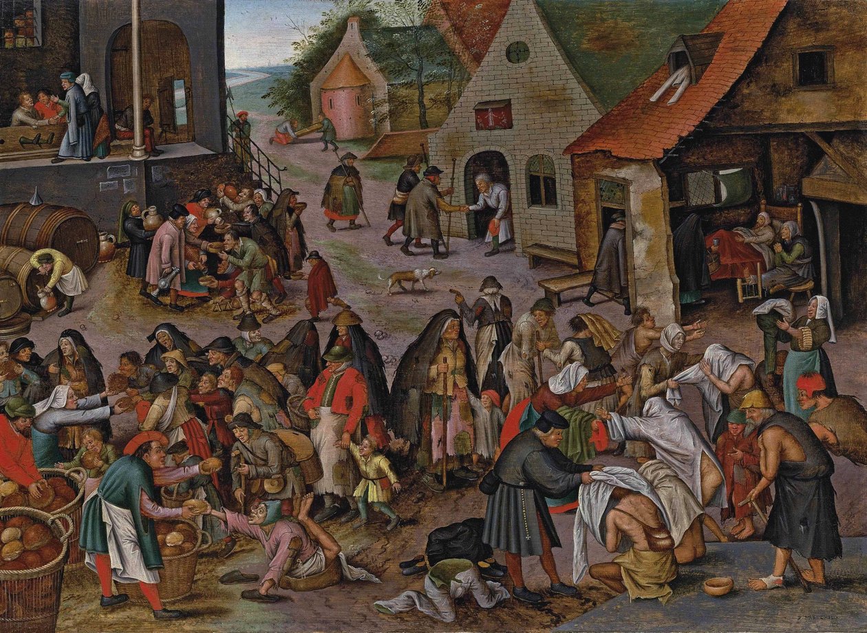 七大慈悲行动 作者 彼得·布鲁格（Pieter Brueghel）